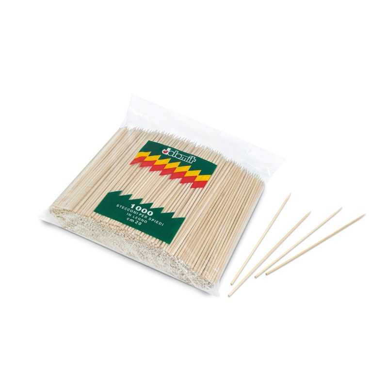 Spiedo legno 20 cm spiedini carne pesce frutta gourmet | Crovegli