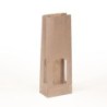 Sacchetto avana millerighe antigrasso finestra 13+8x37 cm non saldabile | Crovegli