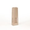 Sacchetto avana antigrasso finestra 10+6x30 cm non saldabile | Crovegli