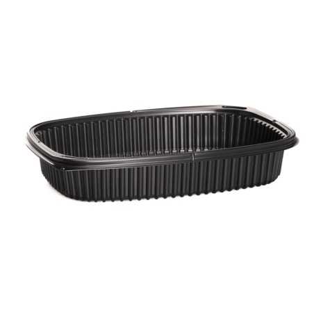 Vaschetta PP nera Cookipack 1250cc 255x189 mm | Crovegli