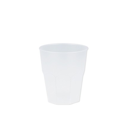 Bicchiere cocktail ottagonale PP satinato 350 ml | Crovegli
