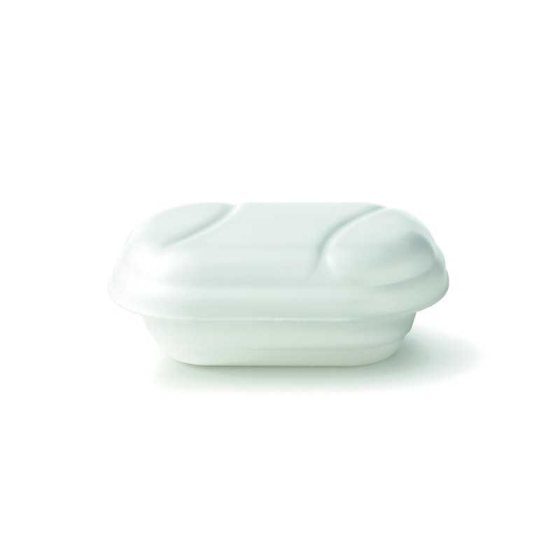 Vaschetta gelato Yetigel ovale EPS bianco 530cc / 500gr | Crovegli