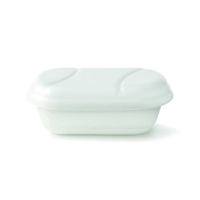 Vaschetta gelato Yetigel ovale EPS bianco 1210cc/1000gr | Crovegli