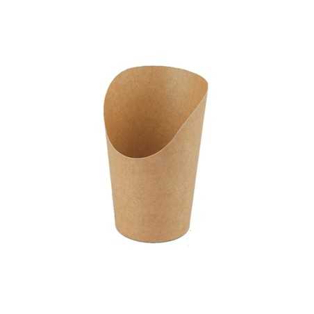 Porta patatine in cartoncino avana 500 ml | Crovegli