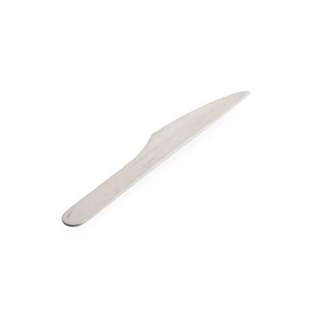 Coltello monouso legno naturale 16 cm biodegradabile compostabile | Crovegli