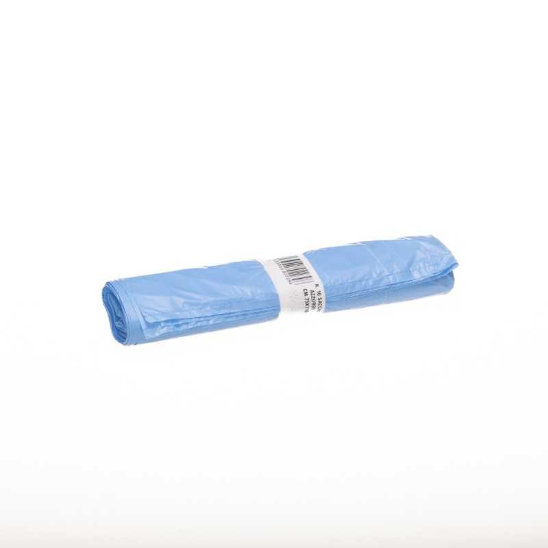 Sacco pattumiera azzurro condominio sottile resistente a rotolo 75x110 cm | Crovegli