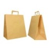 Borsa avana manico piatto take-away 28+17x32 cm | Crovegli