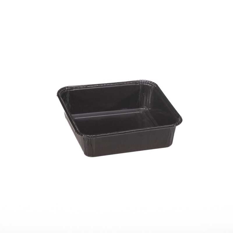 Forma cottura Optima rivestita PET quadrata 17,5x17,5 cm H 3,25 cm | Crovegli